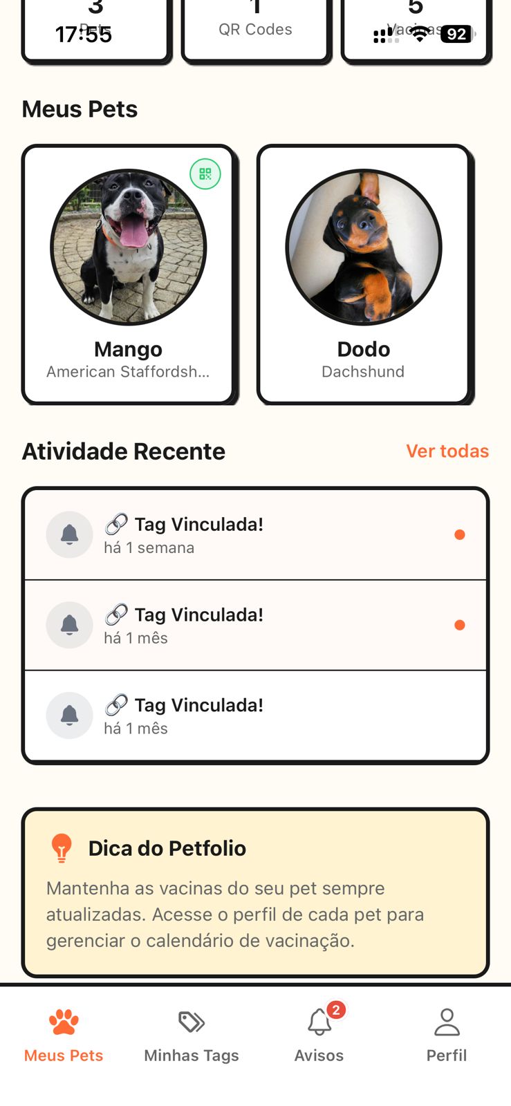 App Petfolio - Meus Pets